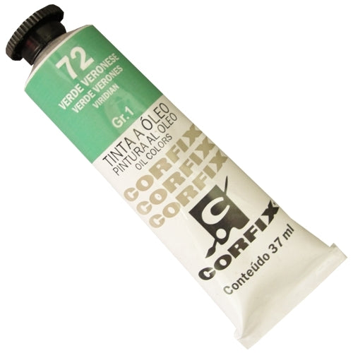 Tinta a Óleo Corfix 37ml  72 Verde Veronese - G1