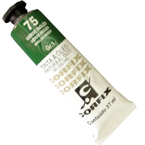 Tinta a Óleo Corfix 37ml  75 Verde Inglês - G1