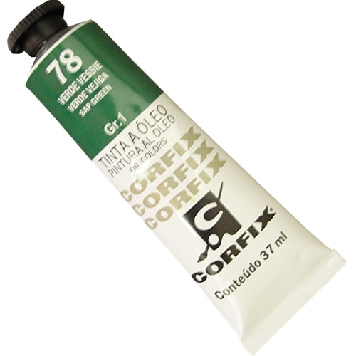 Tinta a Óleo Corfix 37ml  78 Verde Vessie - G1