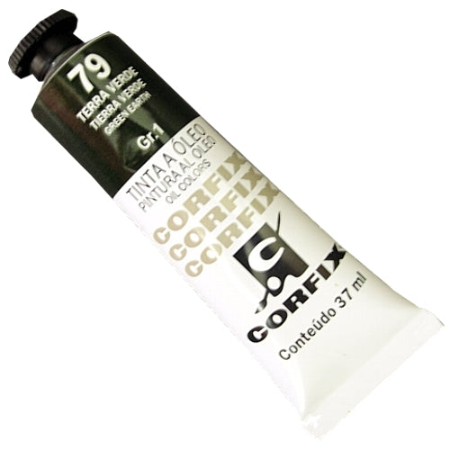 Tinta a Óleo Corfix 37ml  79 Terra Verde - G1