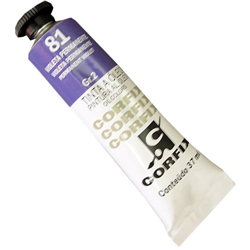 Tinta a Óleo Corfix 37ml  81 Violeta Permanente - G2