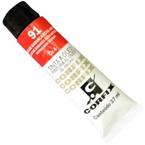 Tinta a Óleo Corfix 37ml  91 Laca de Garança Rosa Antiga - G4