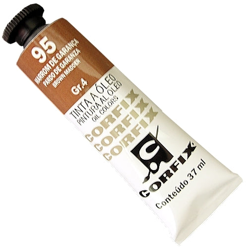 Tinta a Óleo Corfix 37ml  95 Marrom de Garança - G4