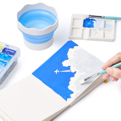 Bloco de Papel Mixed Media Himi 300g/m² 12x12cm 24 Folhas