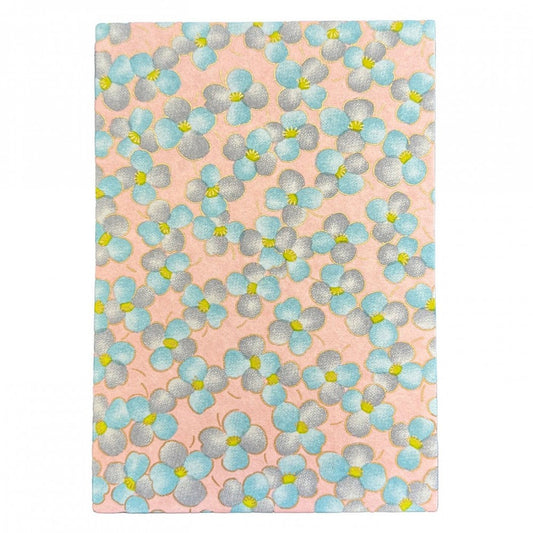 Caderno de Carimbos Goshuincho Kuretake LH10-18 White Flower With Green