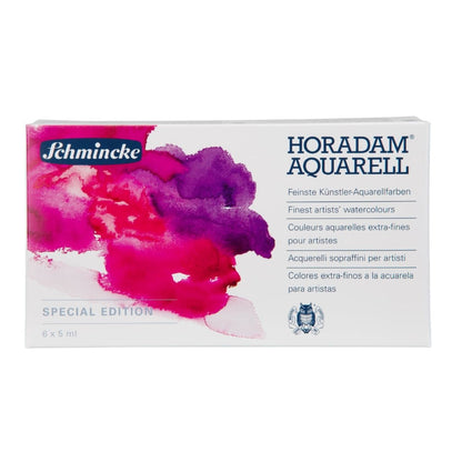 Tinta Aquarela Schmincke Horadam Bisnaga 06 Cores Special Edition