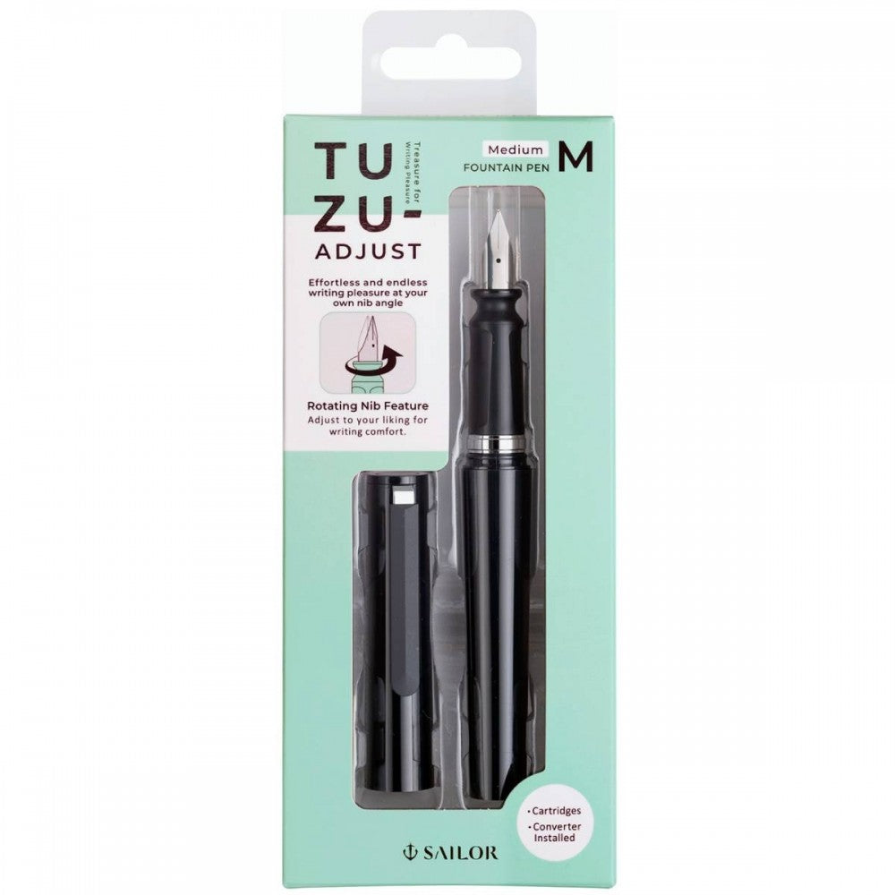 Caneta Tinteiro Sailor TUZU Adjustable Black Pena M