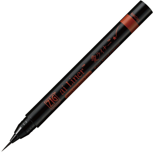 Caneta Pincel Ultra Fina Ai Liner Kuretake Brown