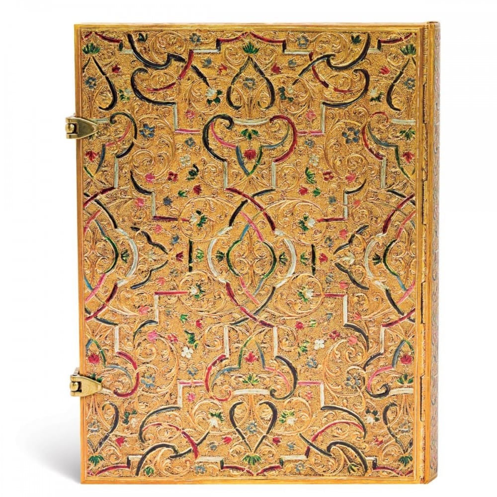 Paperblanks Gold Inlay Capa Dura Ultra Pautado