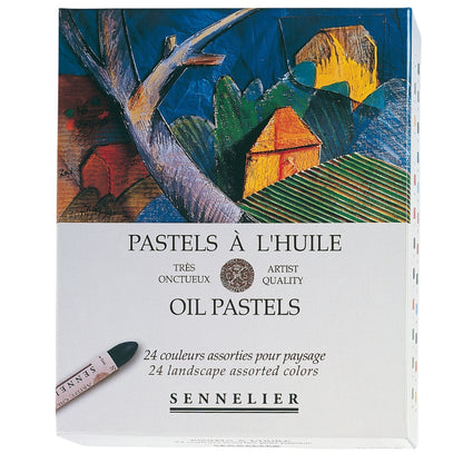 Pastel Oleoso Sennelier 24 Cores Landscape