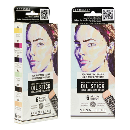 Bastão de Tinta Óleo Sennelier Extra Fine 06 Cores Light Tones