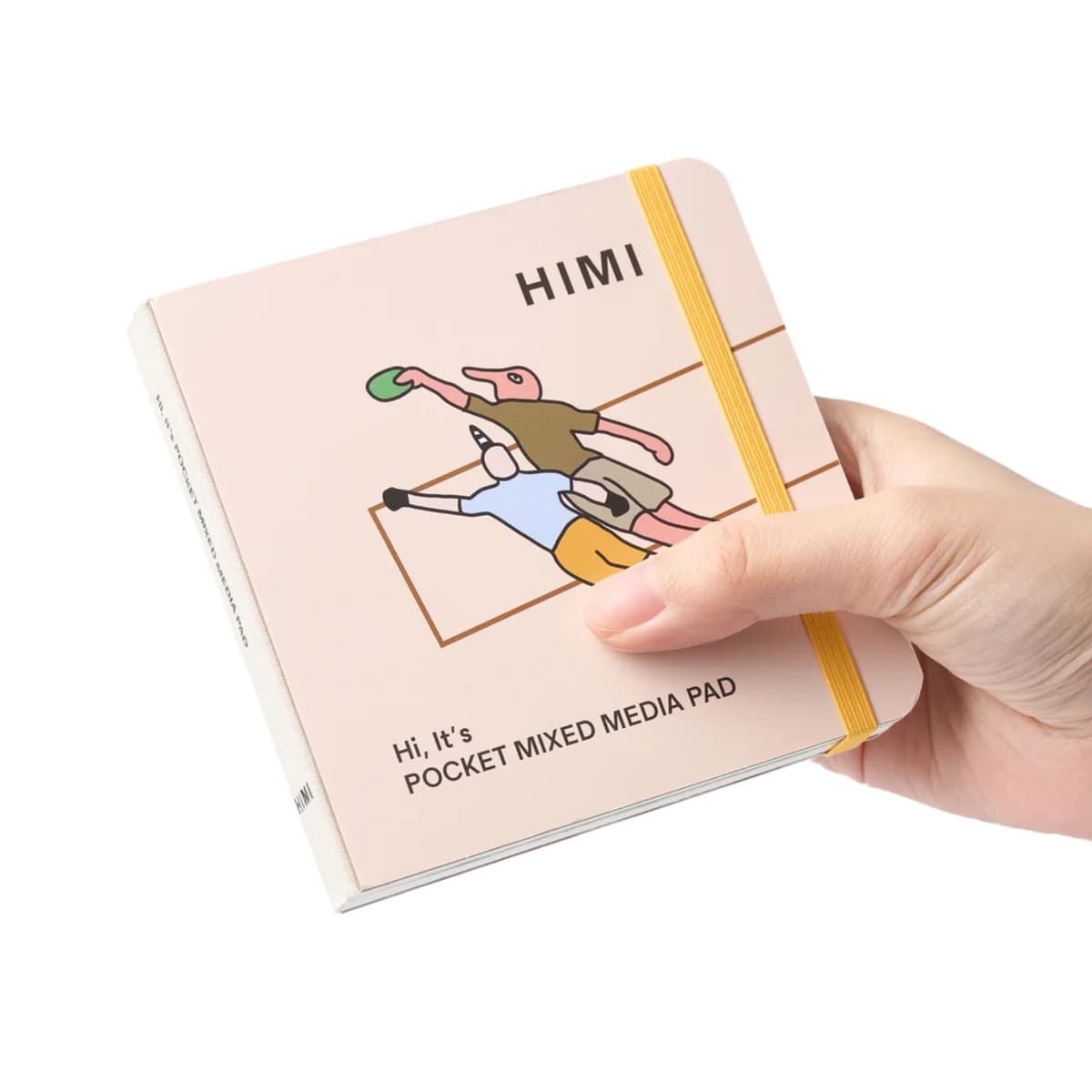Bloco de Papel Mixed Media Himi 300g/m² 12x12cm 24 Folhas