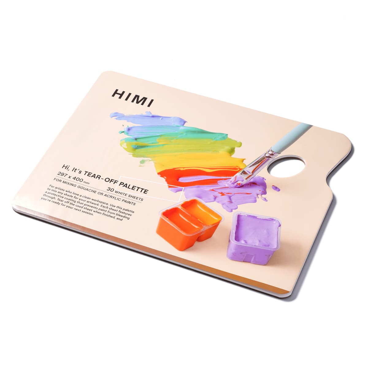 Paleta Descartável Himi 29x40cm 30 Folhas