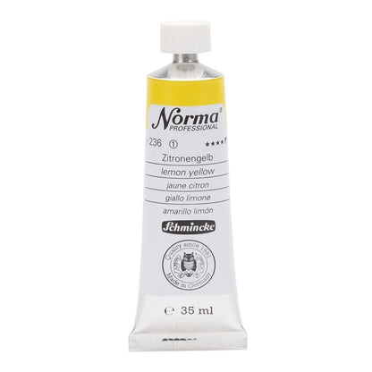 Tinta Óleo Schmincke Norma 35ml S1 236 Lemon Yellow