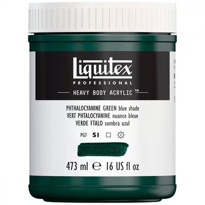 Tinta Acrílica Liquitex Heavy Body 317 Phthalo Green Blue 473ml