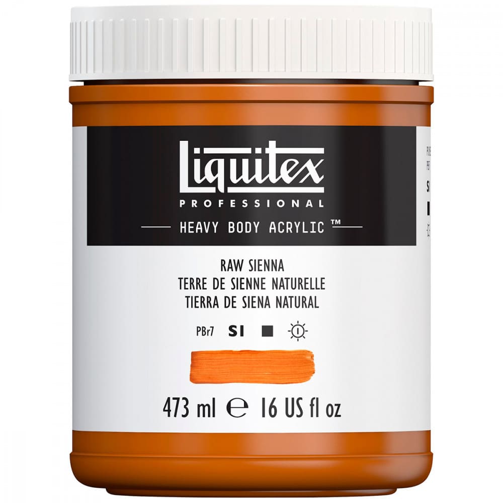 Tinta Acrílica Liquitex Heavy Body 330 Raw Sienna 473ml