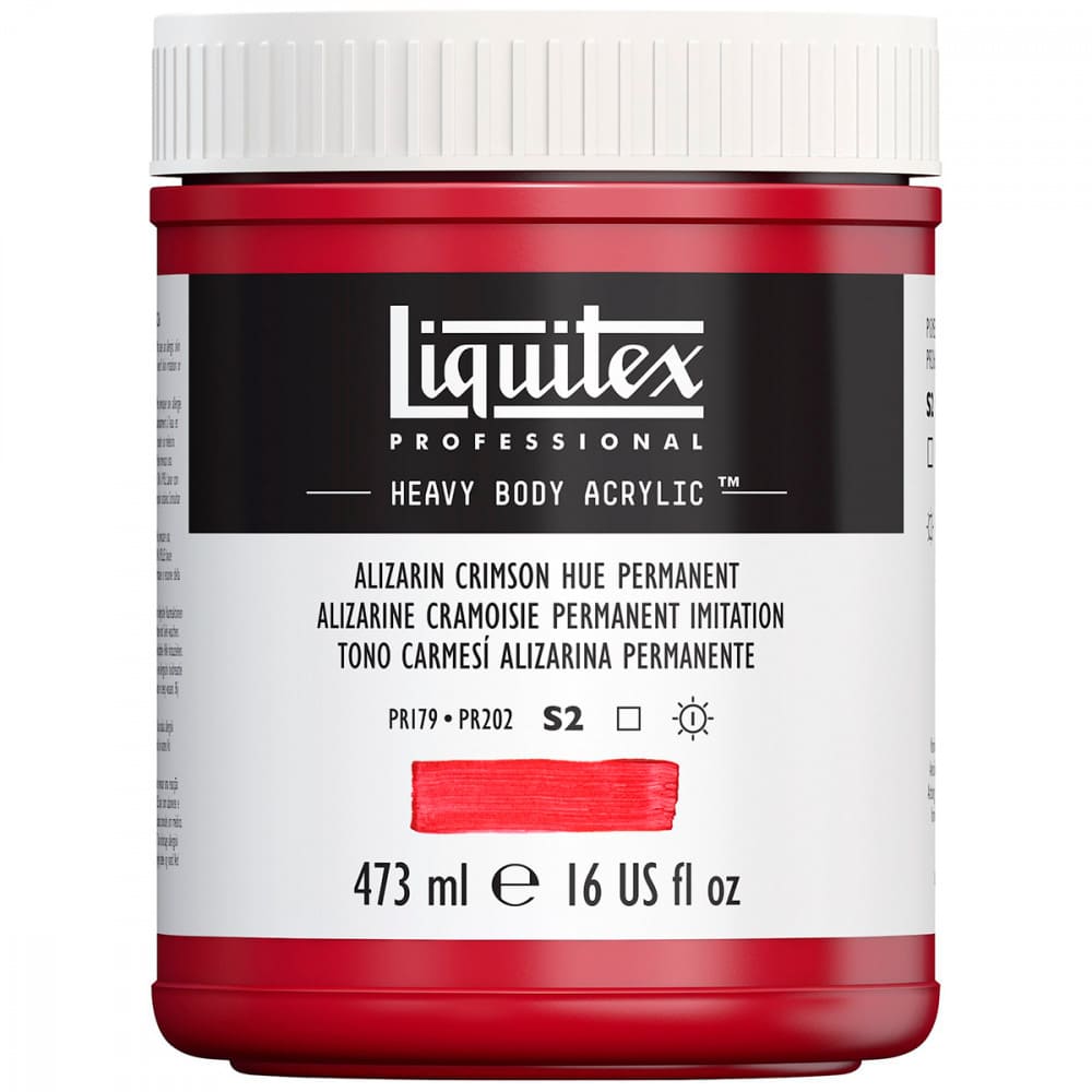 Tinta Acrílica Liquitex Heavy Body 269 Alizarin Crimson 473ml