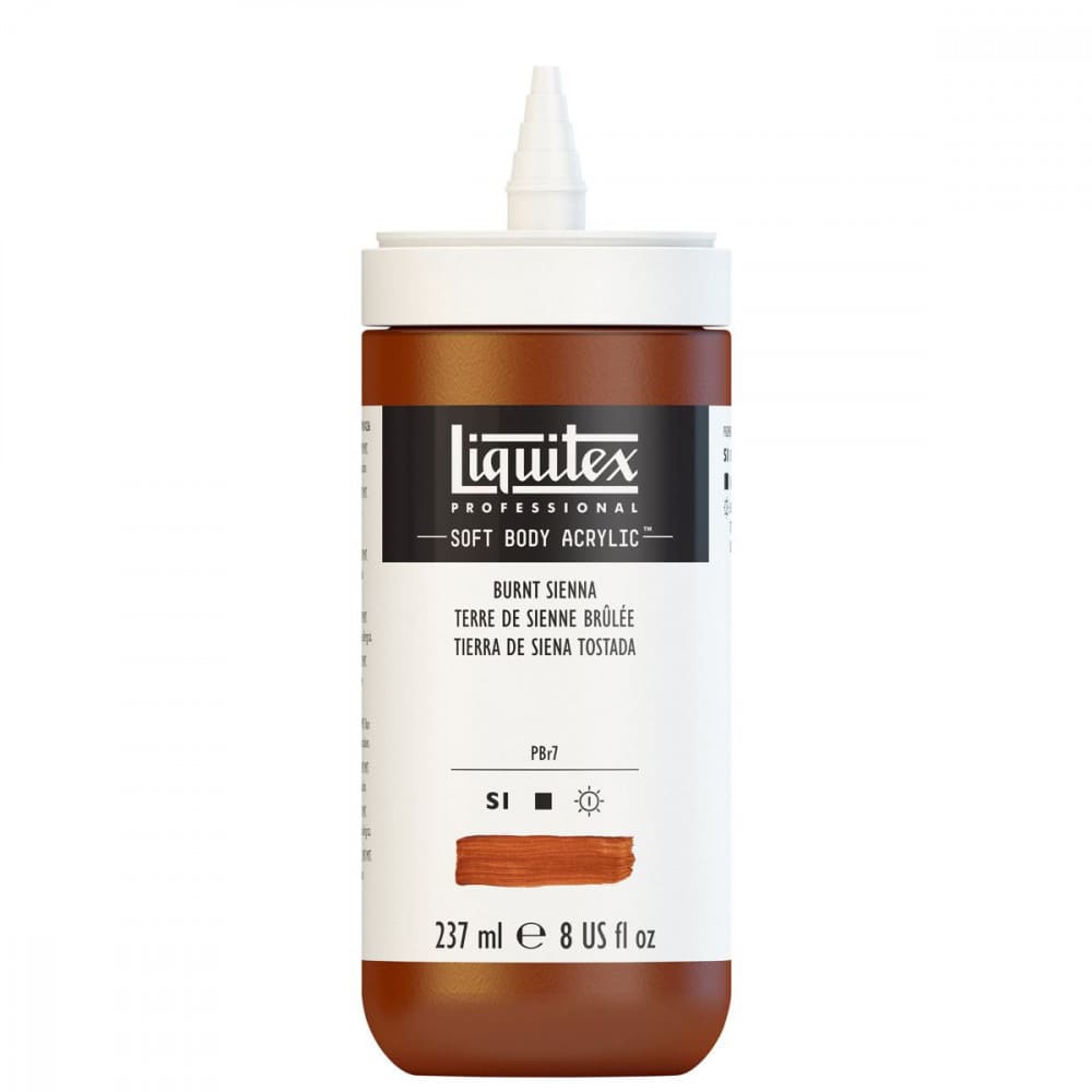 Tinta Acrílica Liquitex Soft Body 237ml S1 127 Burnt Sienna