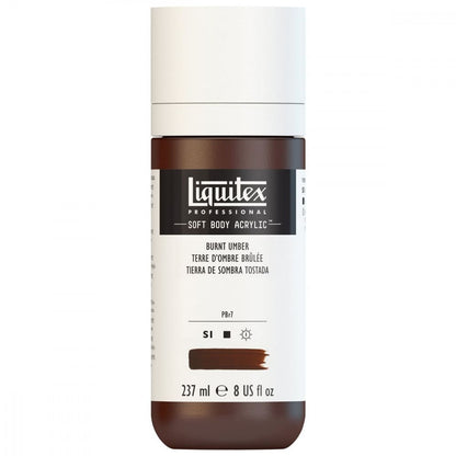 Tinta Acrílica Liquitex Soft Body 237ml S1 128 Burnt Umber
