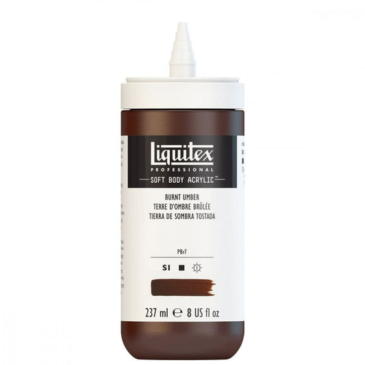 Tinta Acrílica Liquitex Soft Body 237ml S1 128 Burnt Umber
