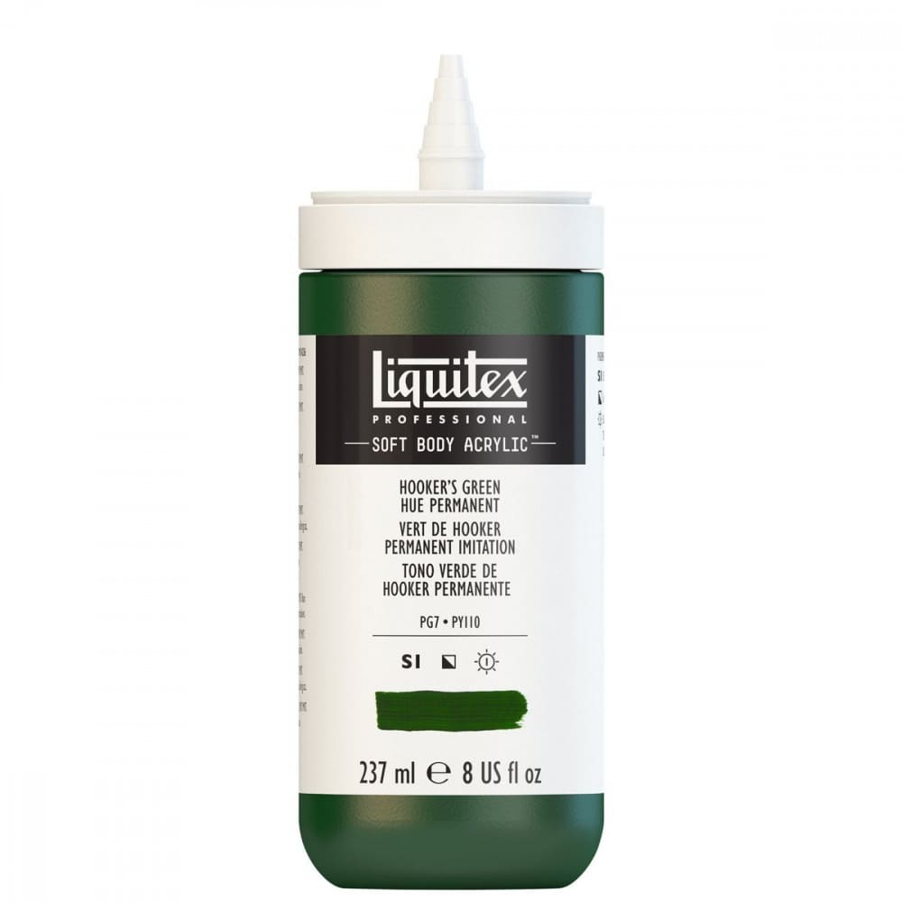 Tinta Acrílica Liquitex Soft Body 237ml S1 224 Hookers Green Hue Permanent