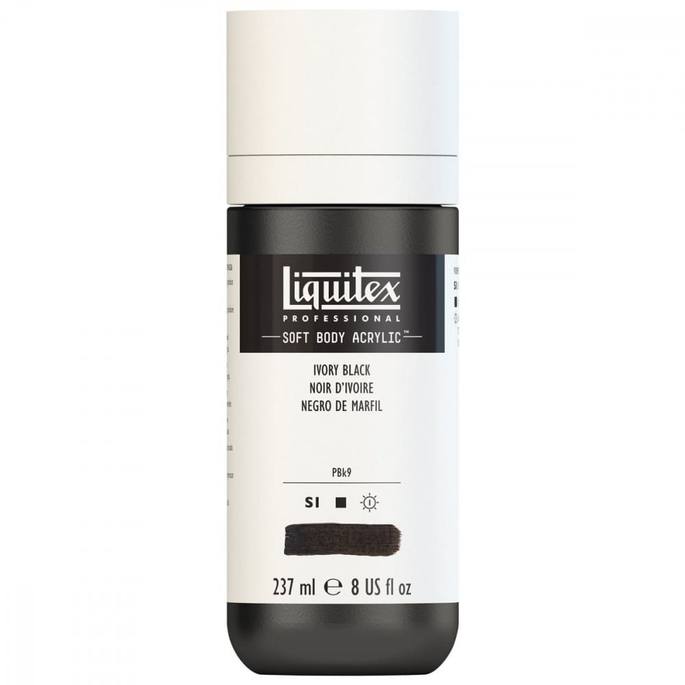 Tinta Acrílica Liquitex Soft Body 237ml S1 244 Ivory Black