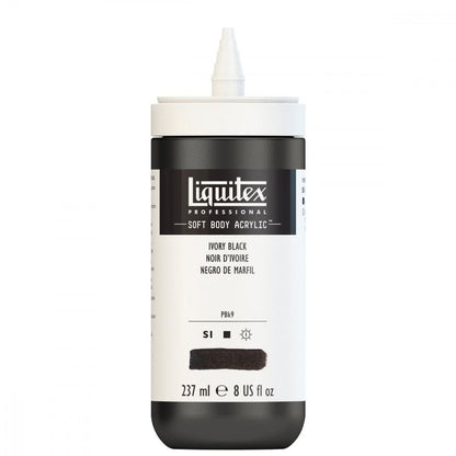 Tinta Acrílica Liquitex Soft Body 237ml S1 244 Ivory Black