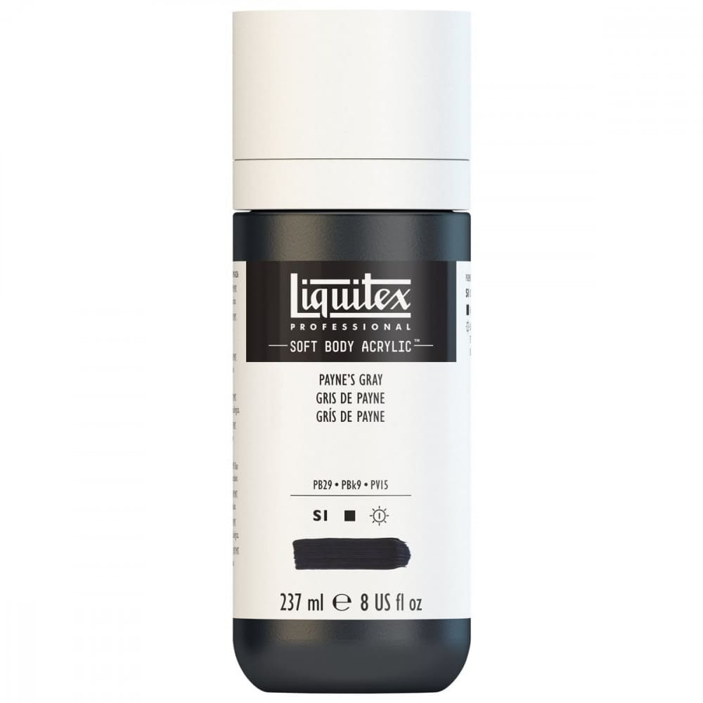 Tinta Acrílica Liquitex Soft Body 237ml S1 310 Paynes Gray