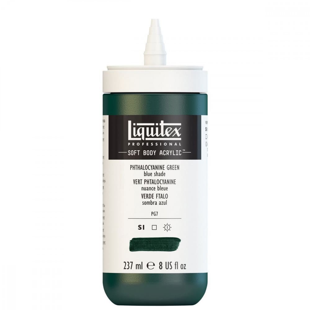 Tinta Acrílica Liquitex Soft Body 237ml S1 317 Phthalo Green Blue Shade