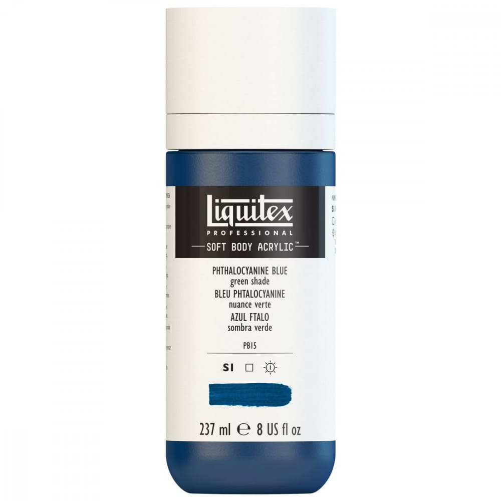 Tinta Acrílica Liquitex Soft Body 237ml S1 316 Phthalo Blue Green Shade