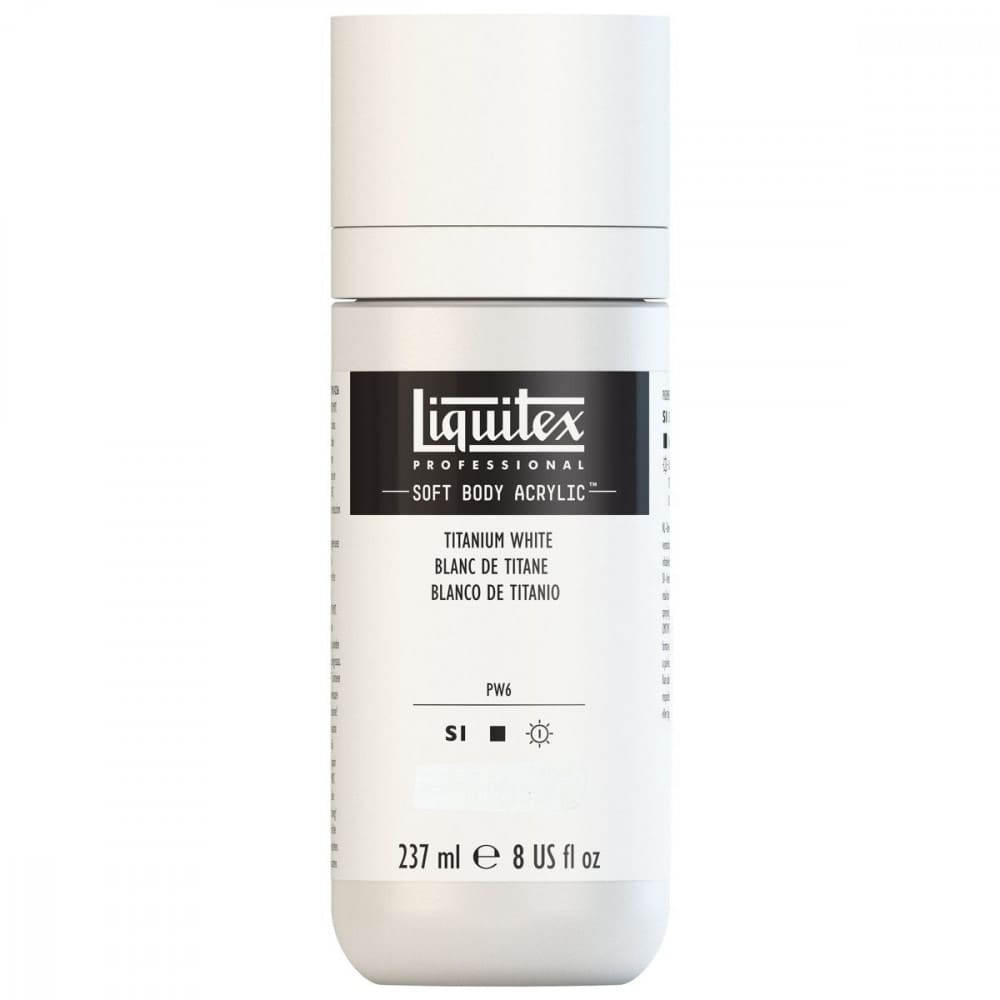 Tinta Acrílica Liquitex Soft Body 237ml S1 432 Titanium White