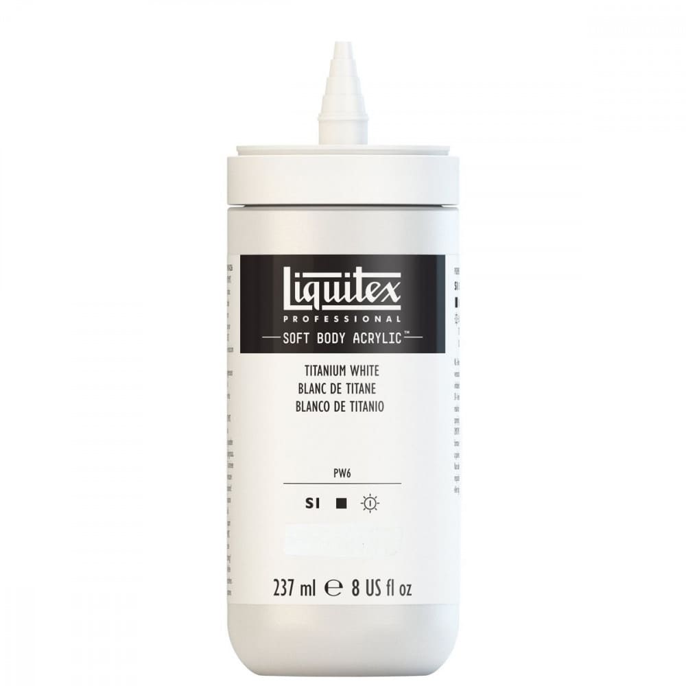 Tinta Acrílica Liquitex Soft Body 237ml S1 432 Titanium White