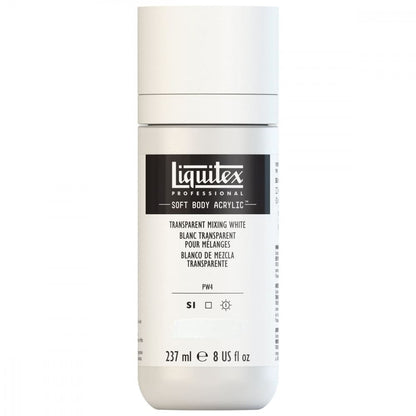 Tinta Acrílica Liquitex Soft Body 237ml S1 300 Transparent Mixing White