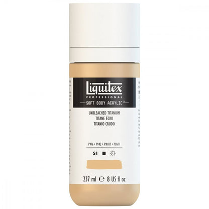 Tinta Acrílica Liquitex Soft Body 237ml S1 434 Unbleached Titanium
