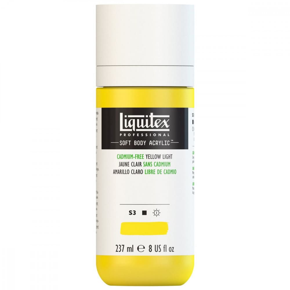Tinta Acrílica Liquitex Soft Body 237ml S3 889 Cadmium Free Yellow Light 