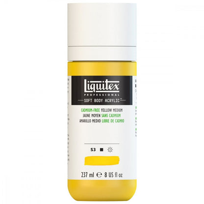Tinta Acrílica Liquitex Soft Body 237ml S3 890 Cadmium Free Yellow Medium