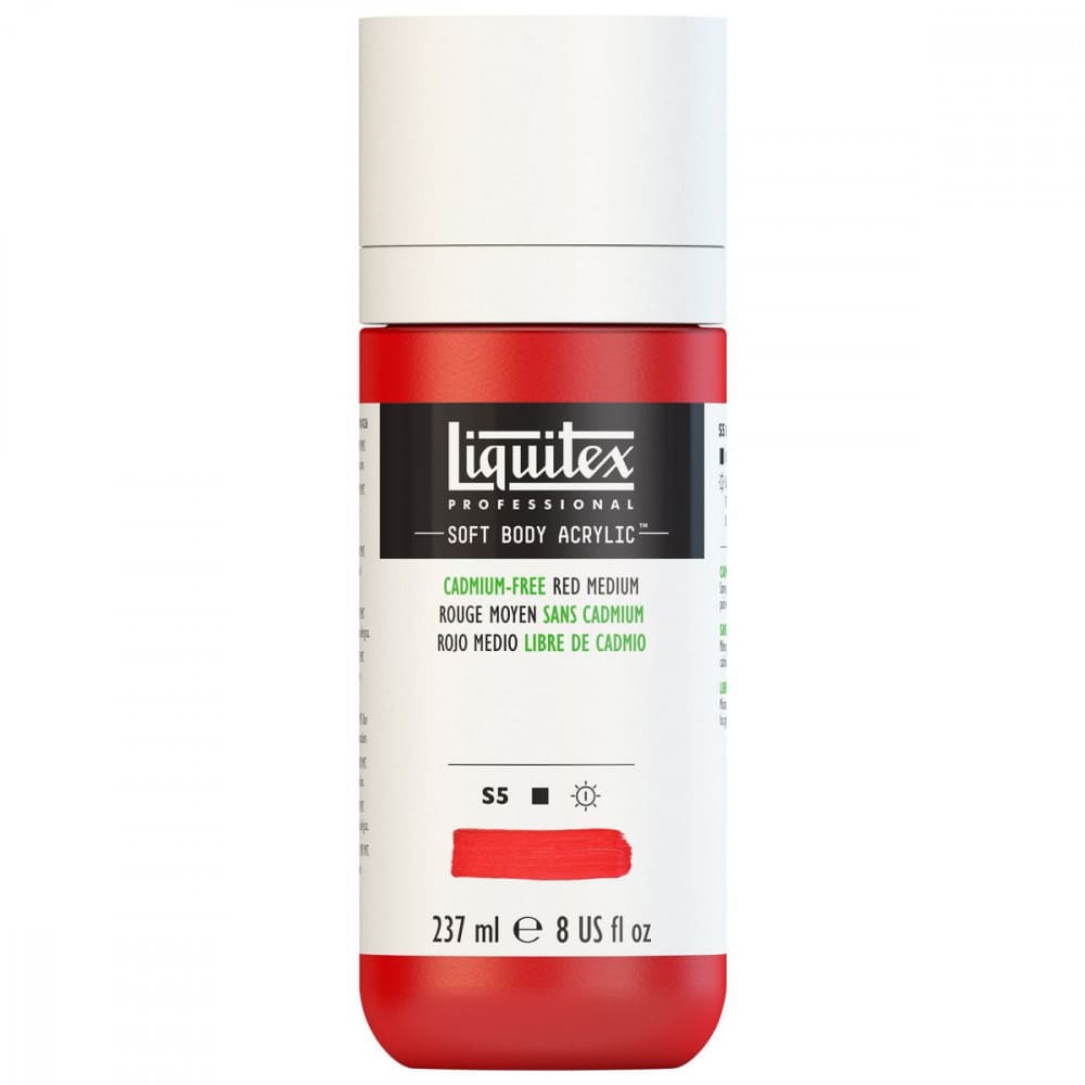 Tinta Acrílica Liquitex Soft Body 237ml S5 894 Cadmium Free Red Medium