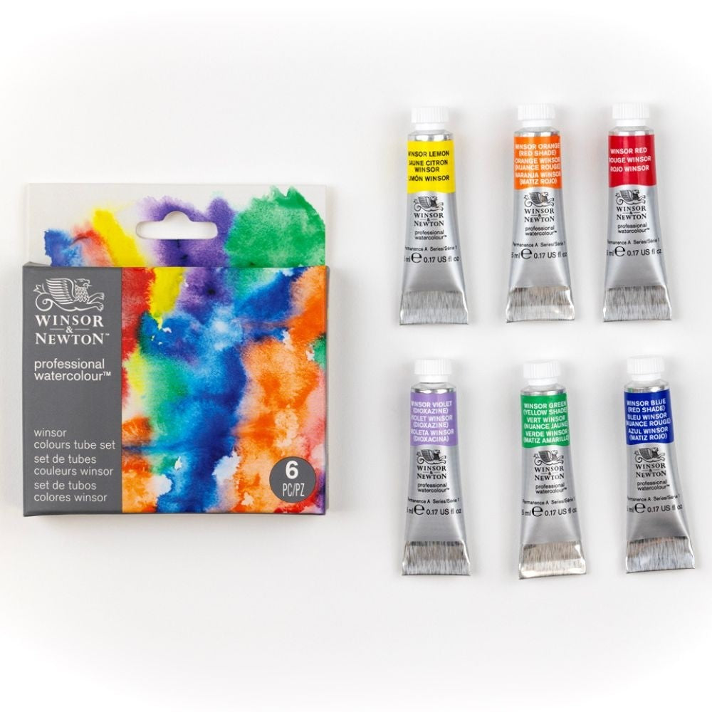 Aquarela Winsor & Newton Profissional C/6 Tubos Edição Winsor Collection