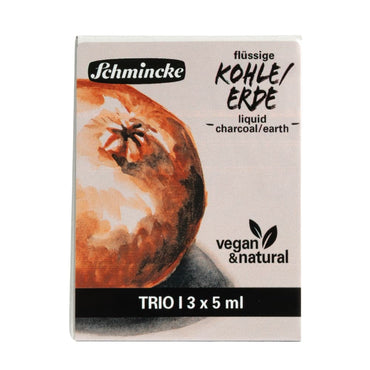 Conjunto Carvão / Terra Líquida Schmincke 5ml