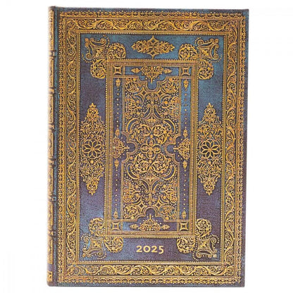 Agenda 2025 Paperblanks Midi Capa Dura Blue Luxe