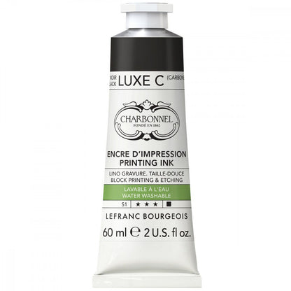 Tinta Para Gravura Aqua Wash Charbonnel 60ml S1 287 Black Deluxe