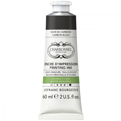 Tinta Para Gravura Aqua Wash Charbonnel 60ml S1 291 Carbone Black