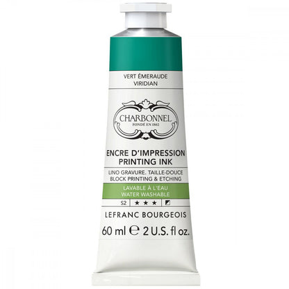 Tinta Para Gravura Aqua Wash Charbonnel 60ml S2 529 Viridian