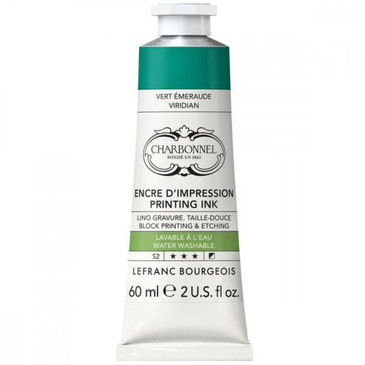 Tinta Para Gravura Aqua Wash Charbonnel 60ml S2 529 Viridian