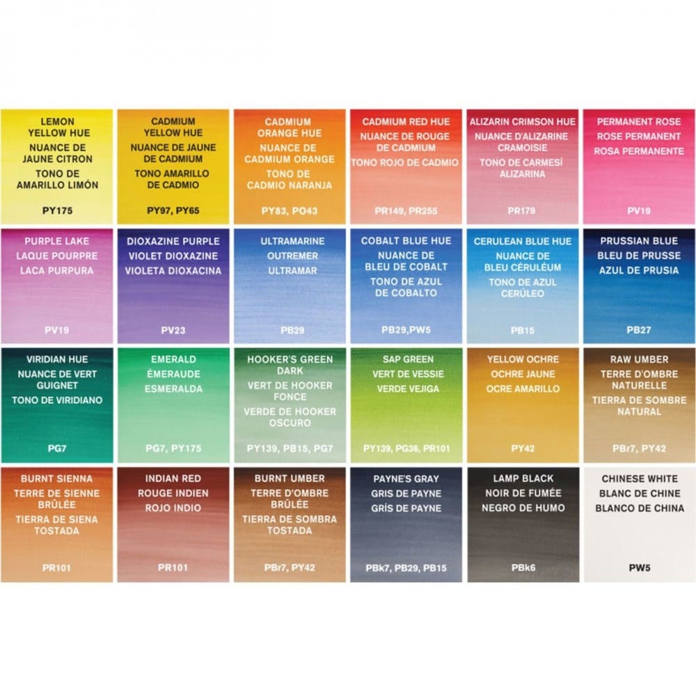 tinta aquarela winsor & newton cotman sketch box 24 cores