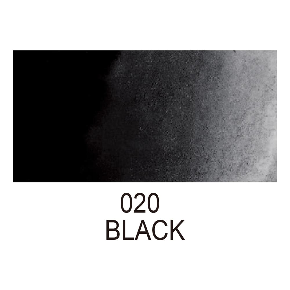 Aquarela Kuretake Gansai Tambi Black 020