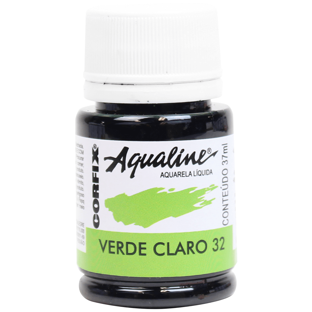 Aqualine Aquarela Líquida 32 Verde Claro 37ml Corfix