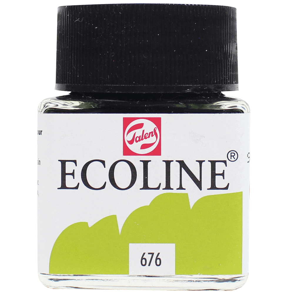 Aquarela Líquida Ecoline Talens 30ml 676 Grass Green