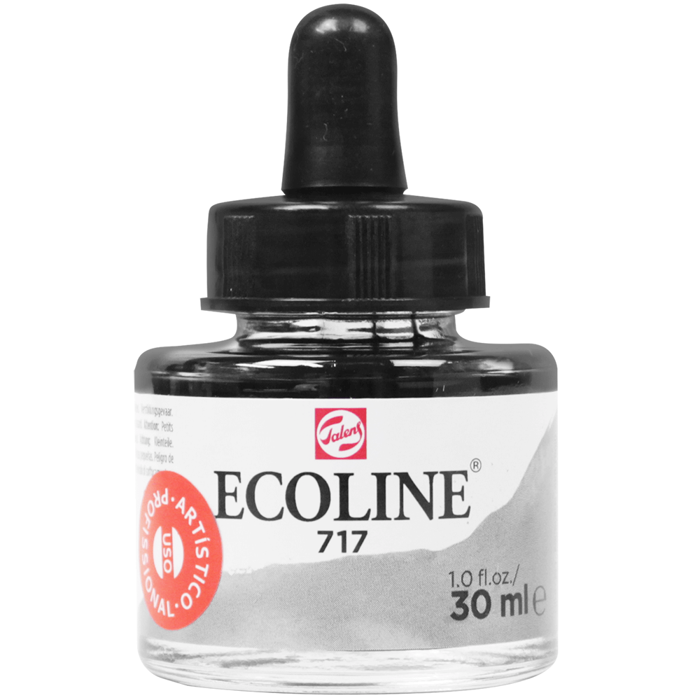 Aquarela Líquida Ecoline Talens 30ml 717 Cold Grey