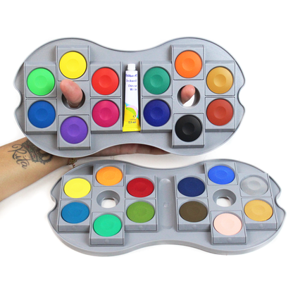 Tinta Aquarela Profissional Pelikan 24 Cores 